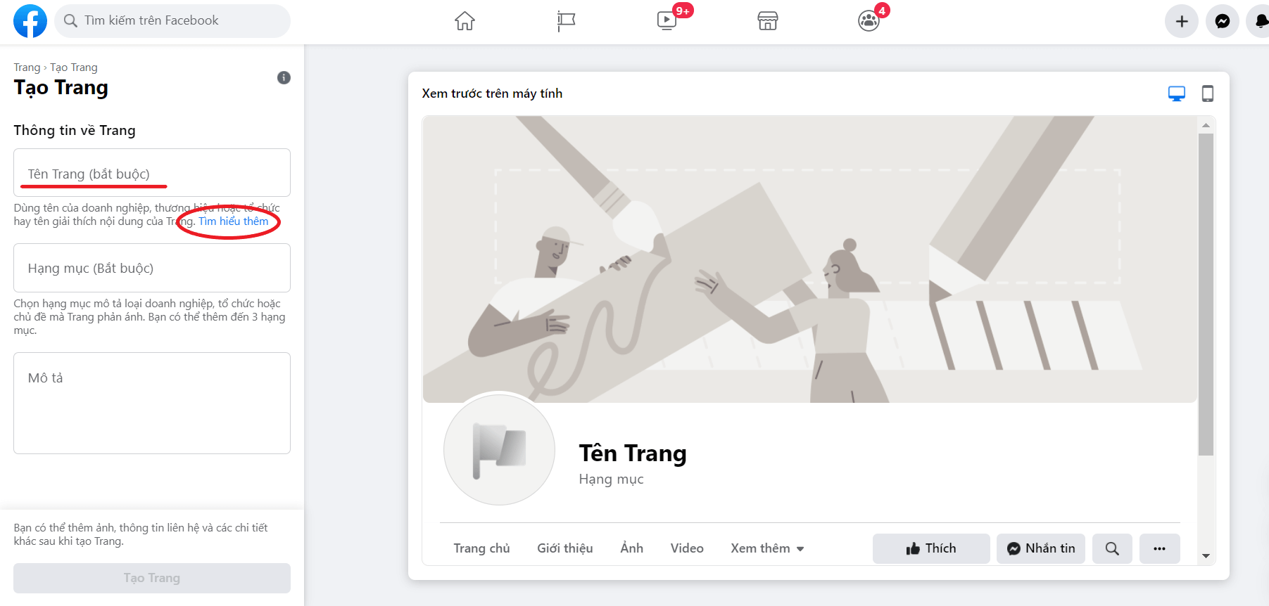 Tim hieu cach dat ten Fanpage Facebook
