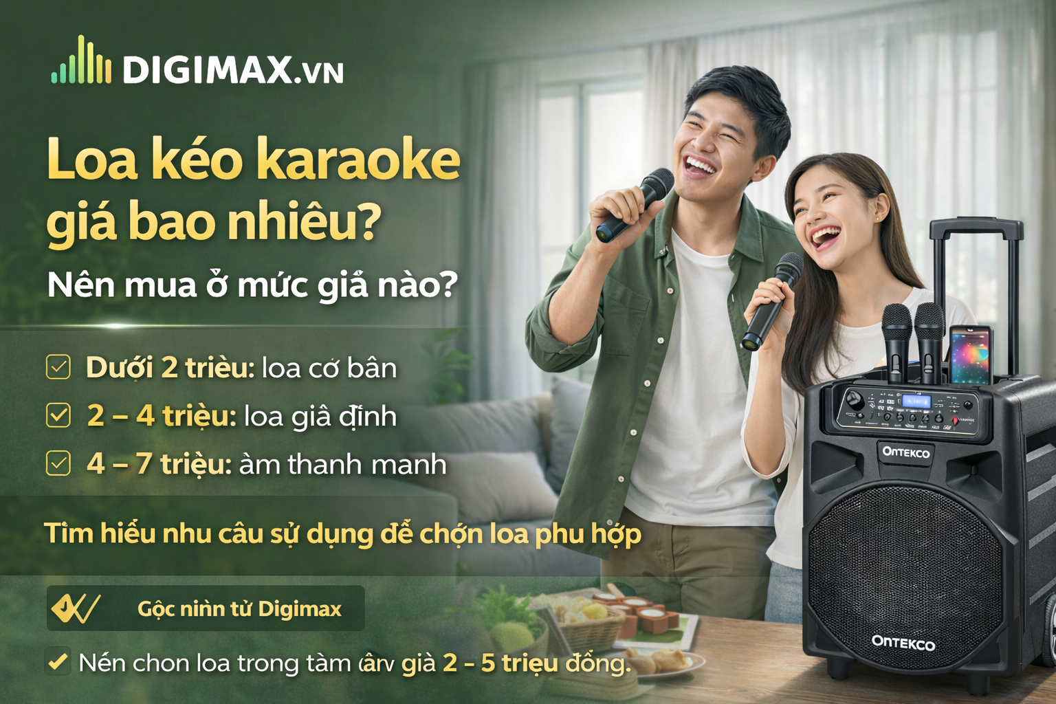 Loa kéo karaoke giá bao nhiêu? Nên mua ở mức giá nào?
