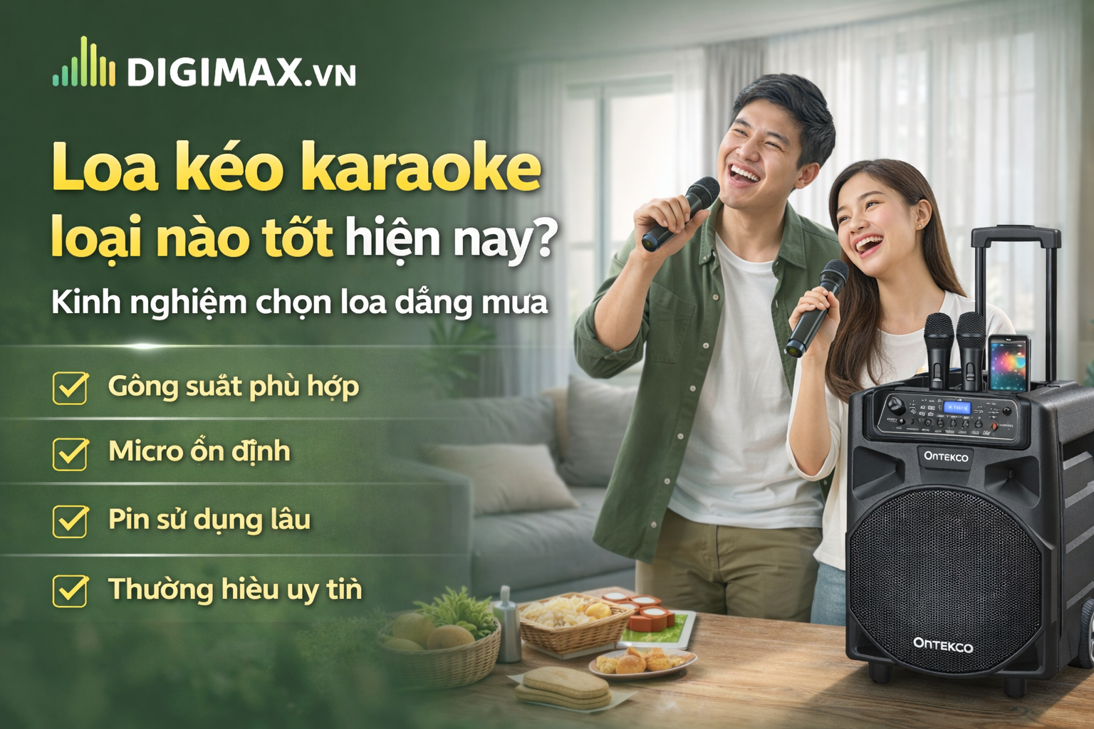 Loa kéo karaoke loại nào tốt hiện nay? Kinh nghiệm chọn loa đáng mua