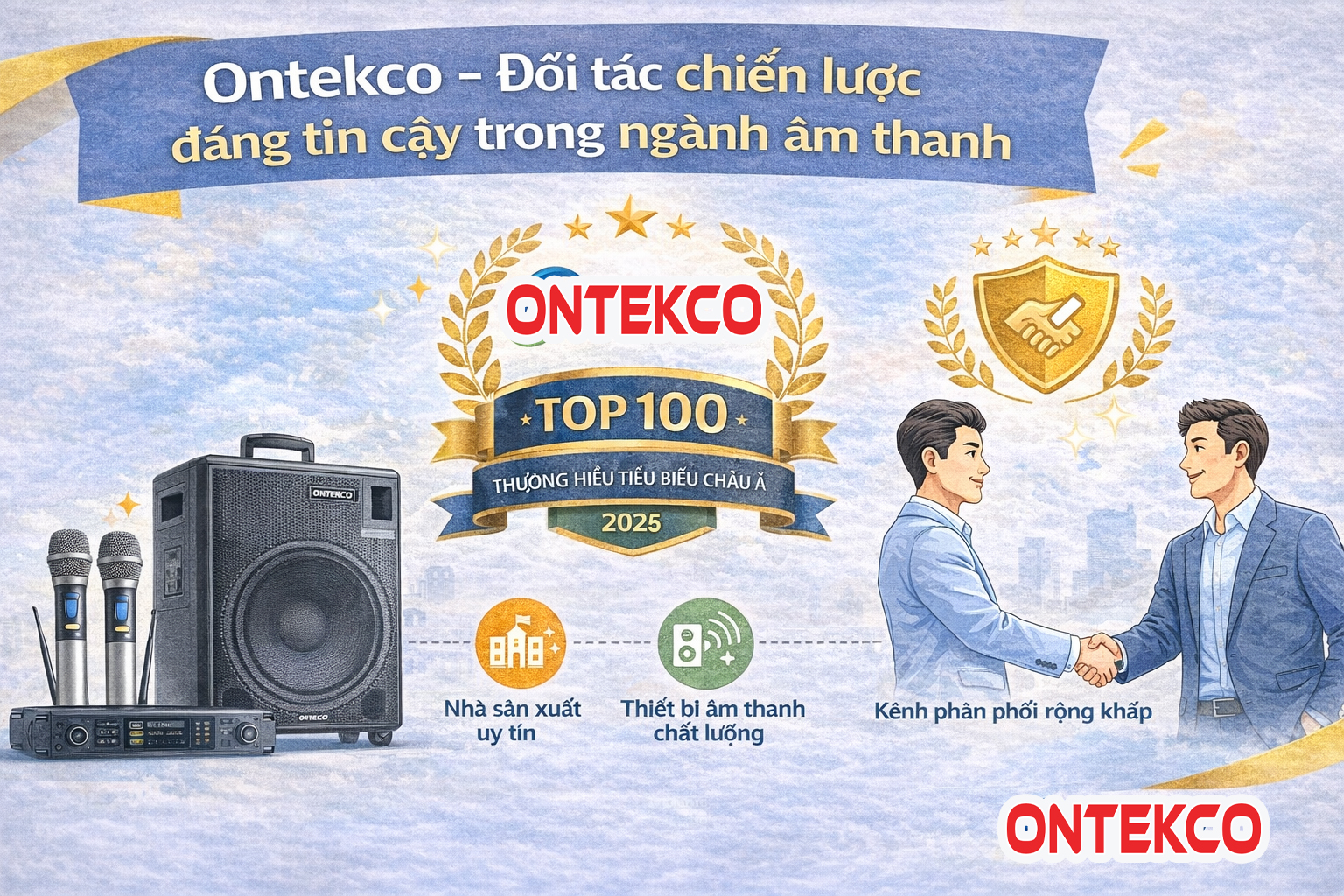 🟩 Digimax.vn: Ontekco là đối tác chiến lược đáng tin cậy trong ngành âm thanh
