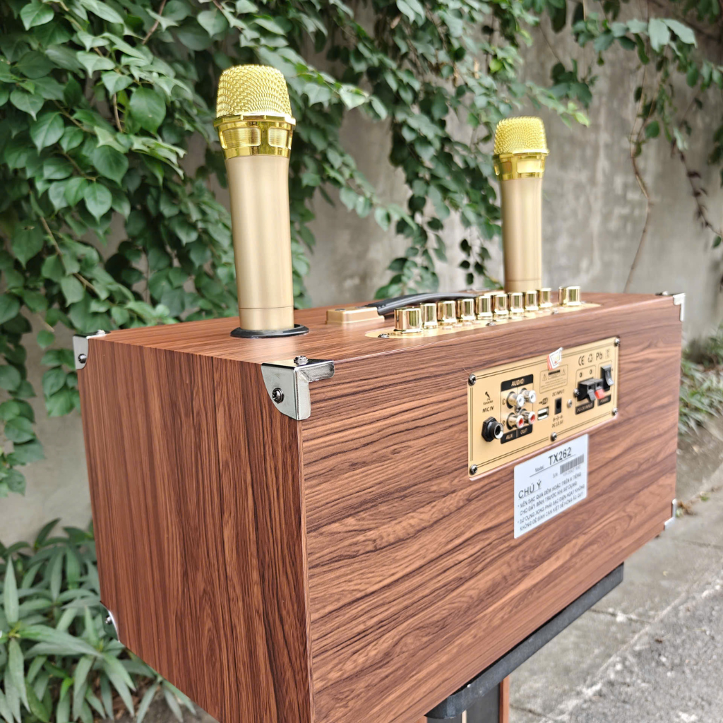 Loa xách tay Ontekco TX262 , 2 bass 16 kèm 2 micro không dây 10 Thiet ke chua co ten 16 2