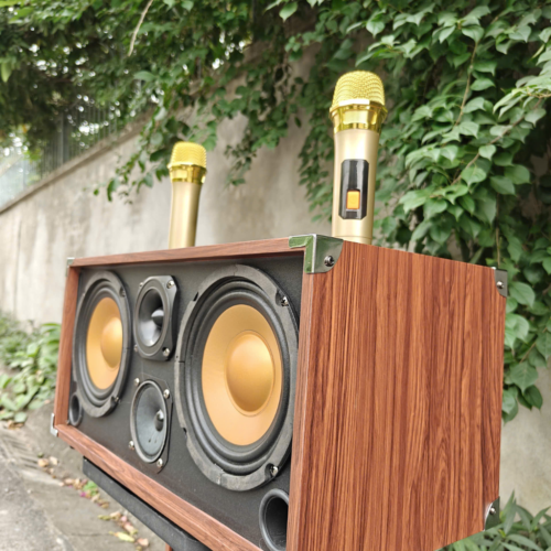 Loa xách tay Ontekco TX262 , 2 bass 16 kèm 2 micro không dây 3 Thiet ke chua co ten 17 2