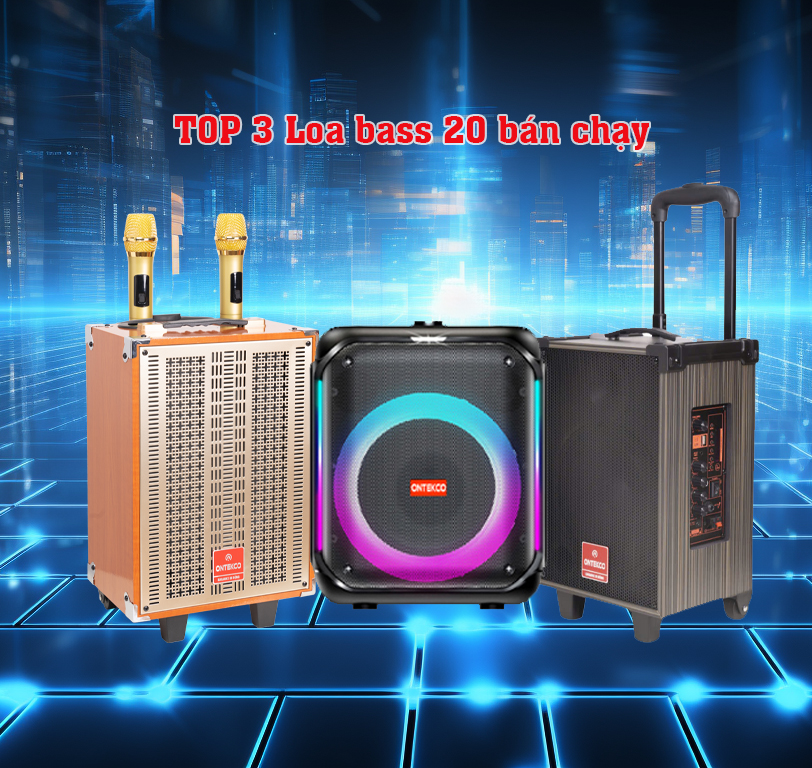 Top 3 loa karaoke di động Ontekco bass 20 bán chạy nhất – Lựa chọn hoàn hảo cho gia đình & dã ngoại 3 top3