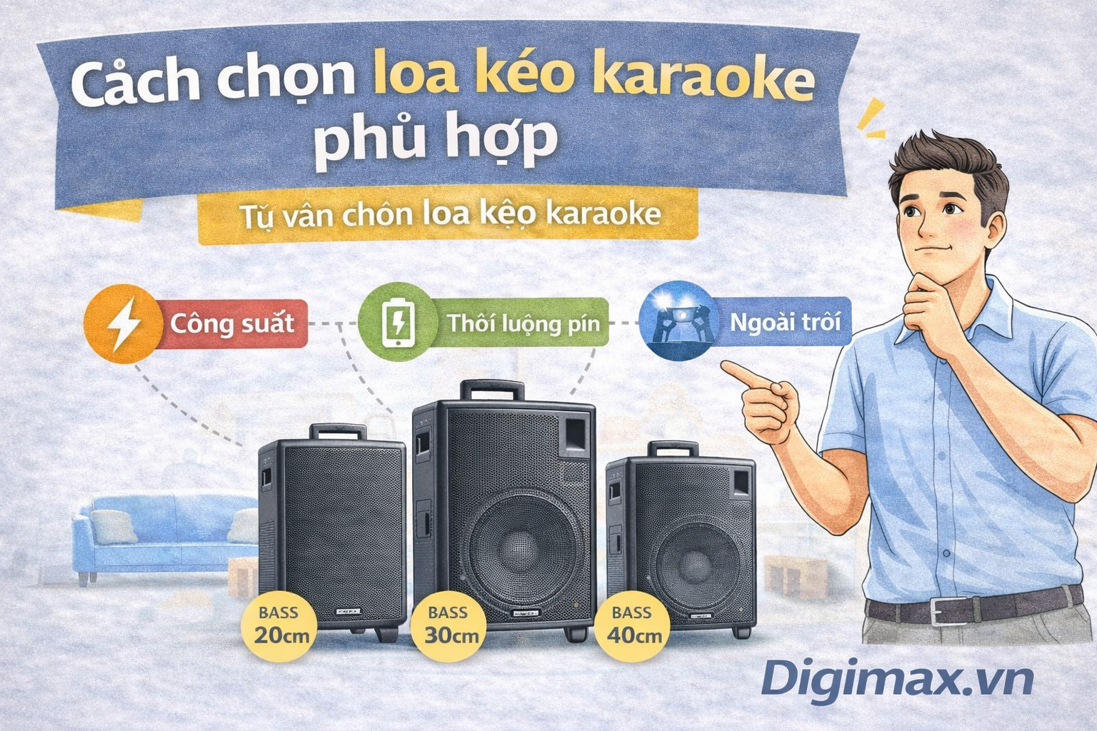 tư vấn chọn loa kéo karaoke
