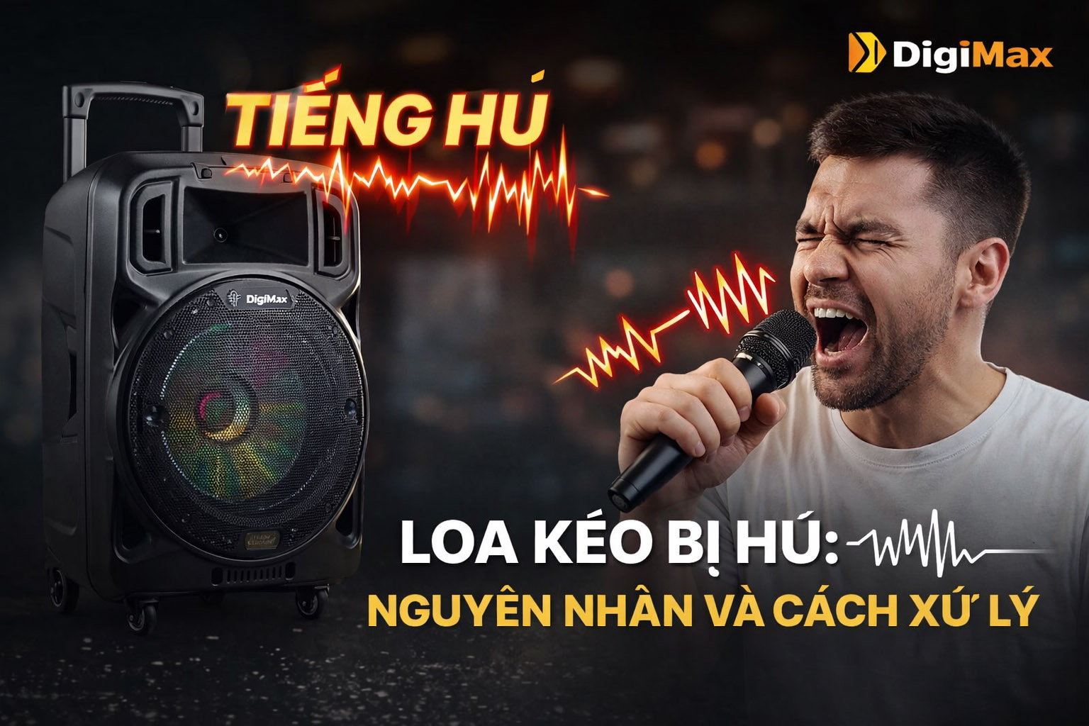 Vì sao loa kéo bị hú? Cách chỉnh chống hú đơn giản tại nhà