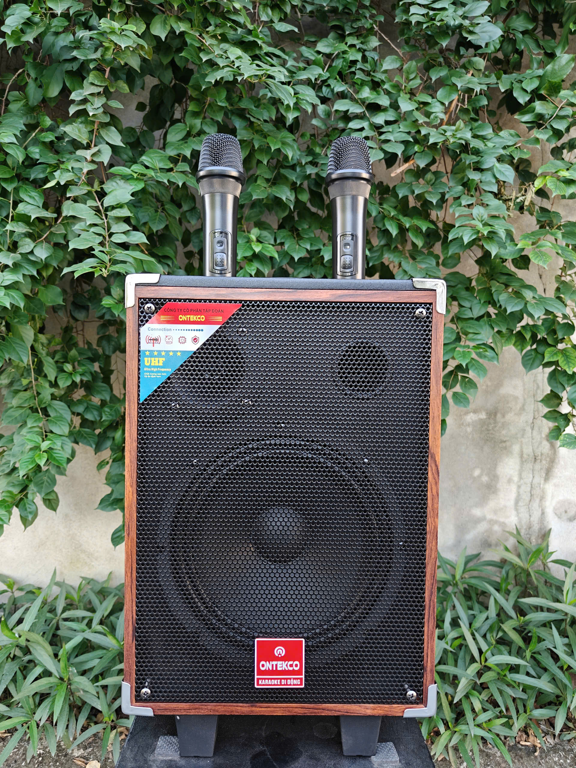 Loa xách tay karaoke Ontekco TK-V2 bass 20 kèm 2 micro không dây 6 z7263173837825 84a1d6e3876f3a1c868dffcdd7c7f20b